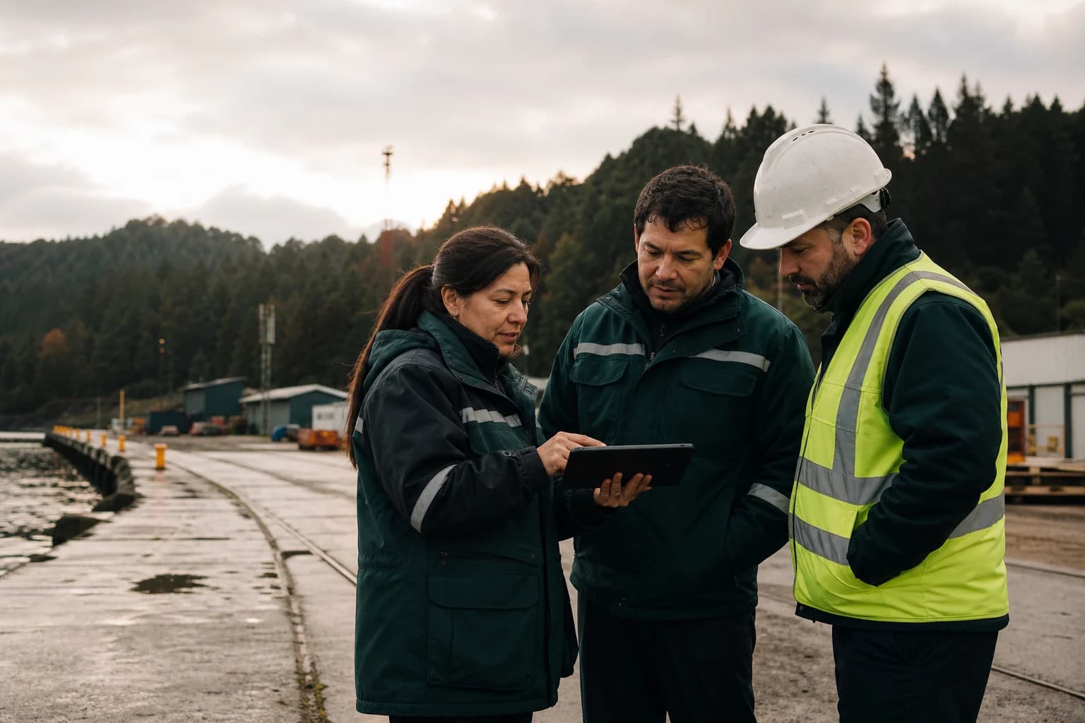 Equipo de Gestión y Compromiso coordinando una operación en terreno